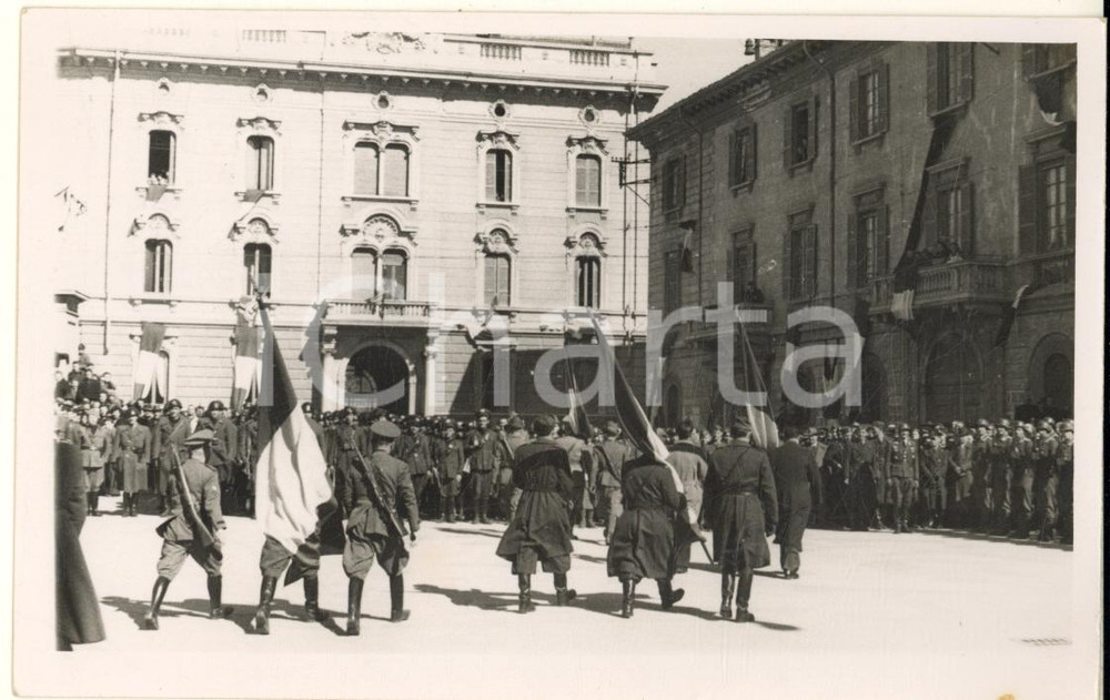Fotografia d epoca originale 1942 GALLARATE Commemorazione Mario BRUMANA fondatore del Fascio Foto 13 1