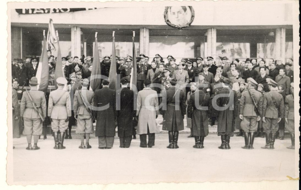 Fotografia d epoca originale 1942 GALLARATE Commemorazione Mario BRUMANA fondatore del Fascio Foto 17 1