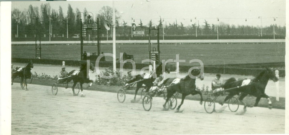 Fotografia d epoca originale 1938 MILANO SAN SIRO Il passaggio del Gran Premio d Inverno Fotografia 1