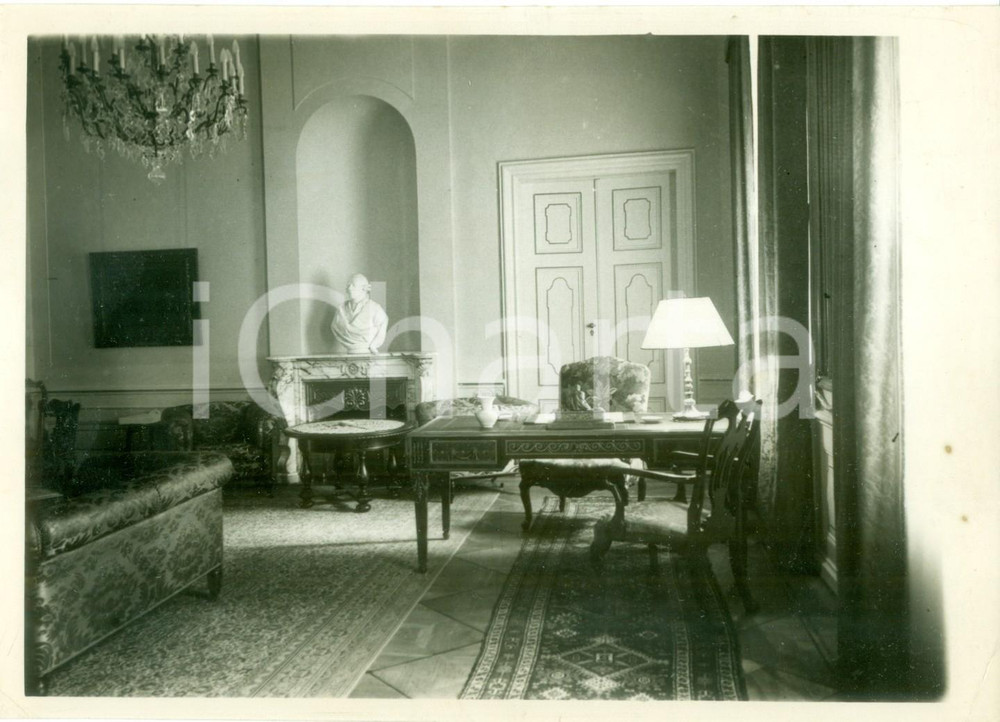 Fotografia d epoca originale 1937 BERLIN Gli alloggi di Benito MUSSOLINI in visita Fotografia 1