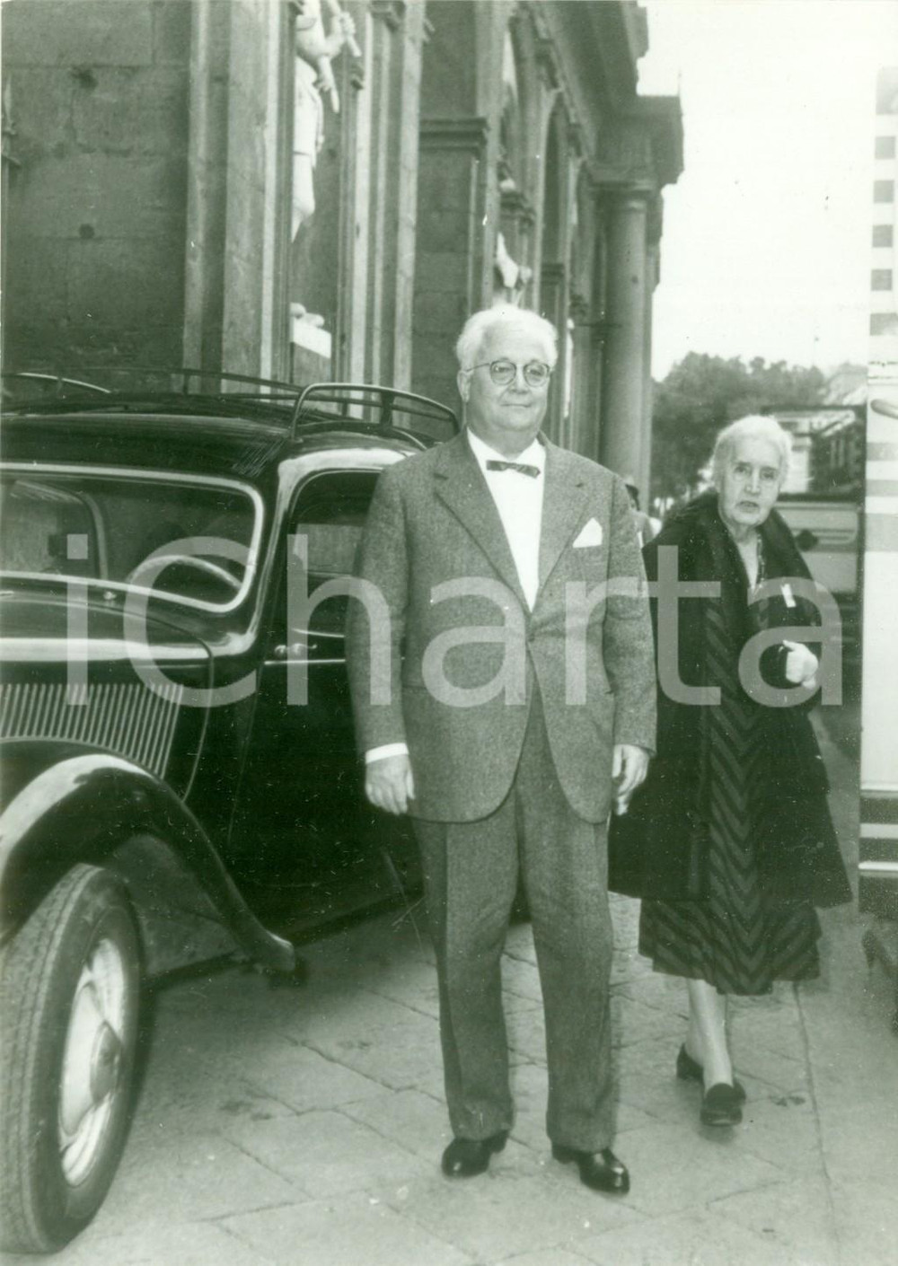 Fotografia d epoca originale 1958 NAPOLI Francesco FLORA Sibilla ALERAMO Congresso Internazionale Scrittori 1 1