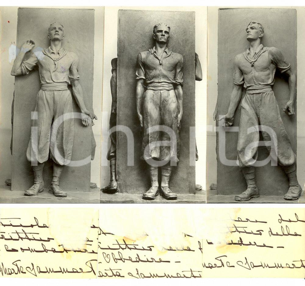 Autografo originale 1935 VENEZIA Sculture Credere Obbedire Combattere Marta SAMMARTINI AUTOGRAFO ? 1