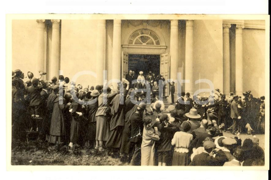 Fotografia d epoca originale 1924 EXPO LONDON WEMBLEY Giorgio V accoglie Vittorio Emanuele III Foto 11x6,5 1