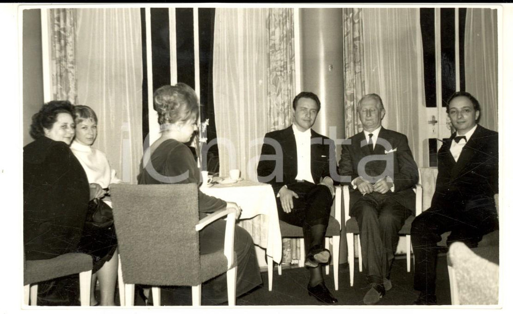 Fotografia d epoca originale 1964 ROTTERDAM LIRICA Maria Luisa BARDUCCI Boris CARMELI Luigi DI STEFANIS Foto 1