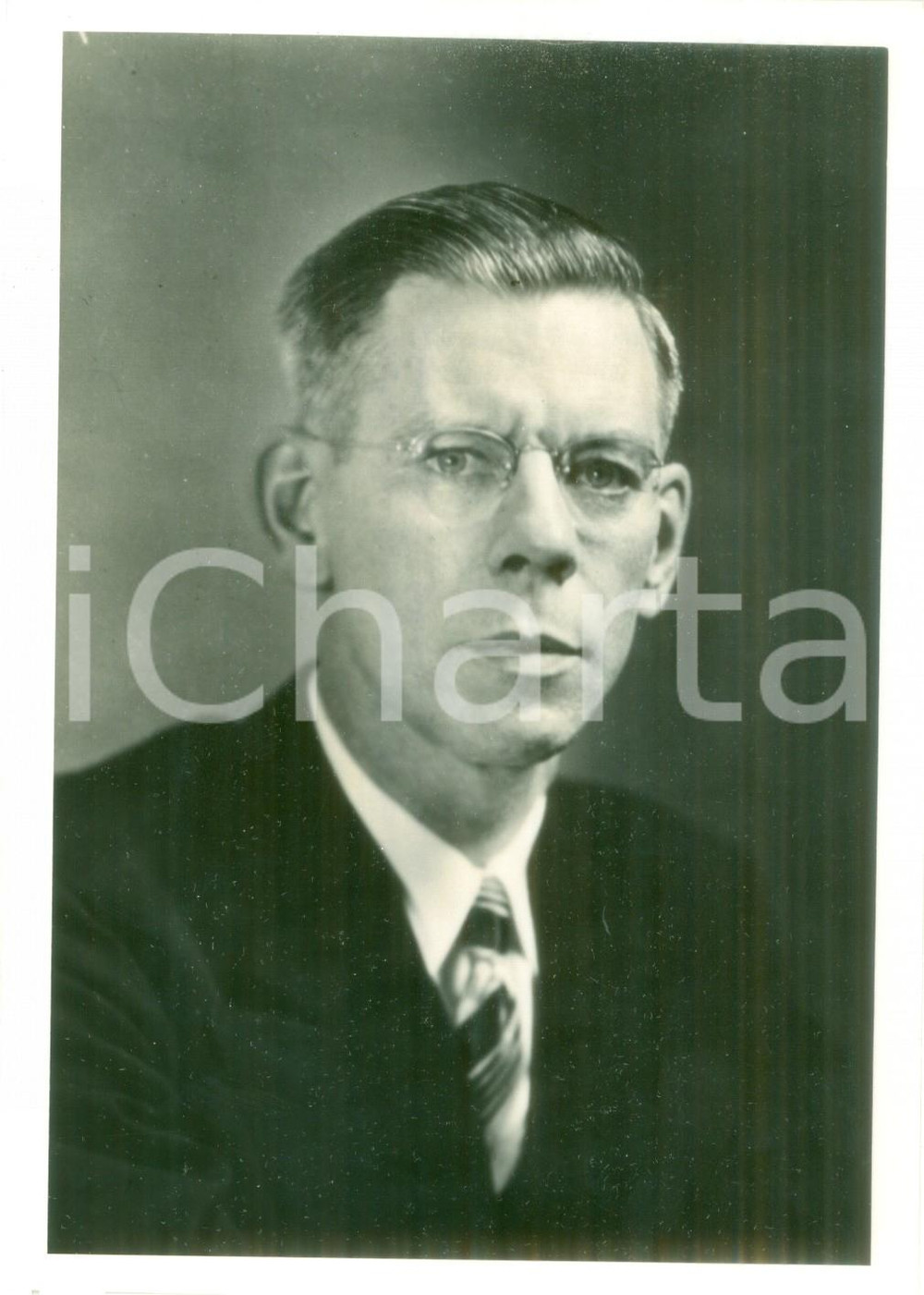 Fotografia d epoca originale 1945 ca USA Dennis A. FITZGERALD U.S. Economic Administration Food Expert Foto 1