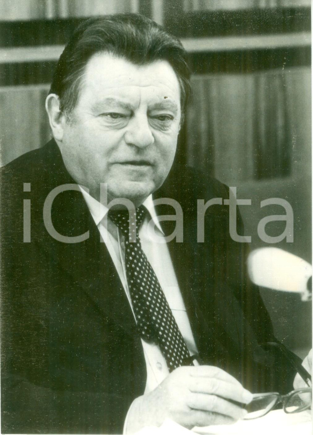 Fotografia d epoca originale 1985 GERMANIA Franz Josef STRAUSS compie 70 anni Fotografia 1