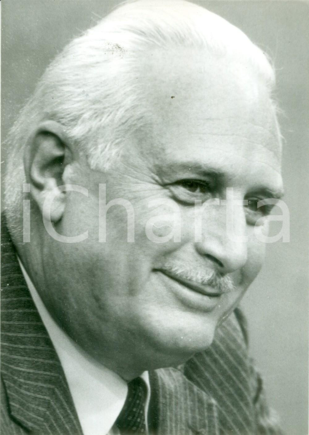 Fotografia d epoca originale 1980 PARIS Ministro AndrÃ© GIRAUD invitato al Club de Presse I Fotografia 1