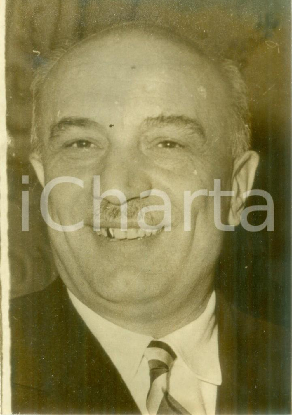 Fotografia d epoca originale 1965 ROMA Amintore FANFANI Presidente Assemblea Generale ONU Fotografia 1