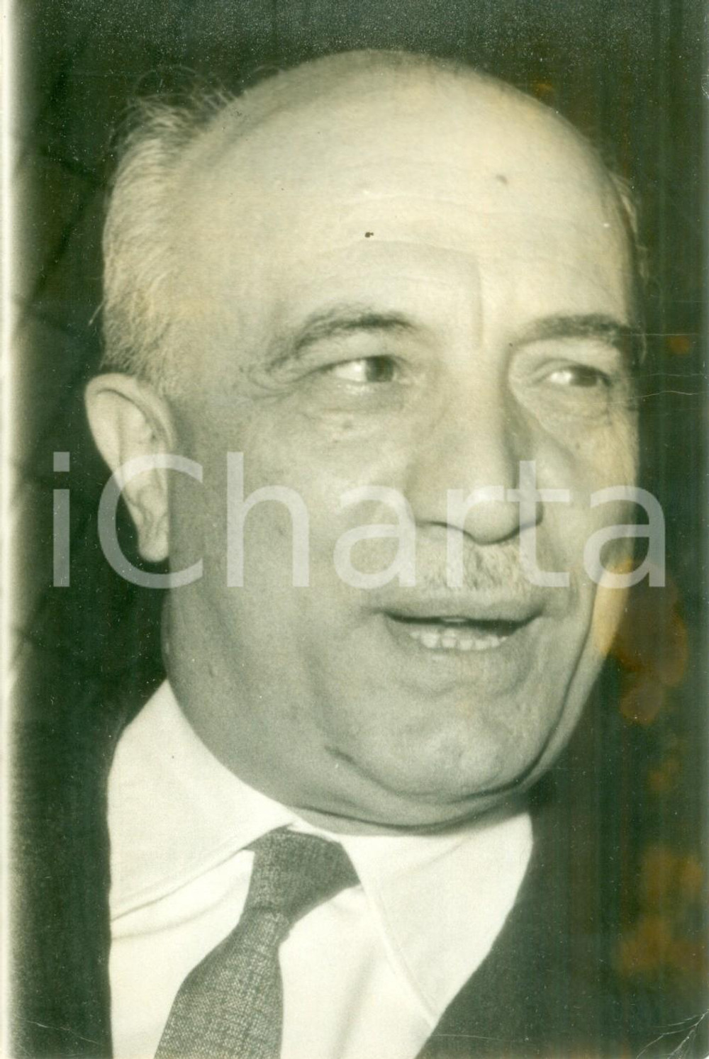 Fotografia d epoca originale 1975 ROMA Amintore FANFANI Presidente del Consiglio dimissionario Fotografia 1