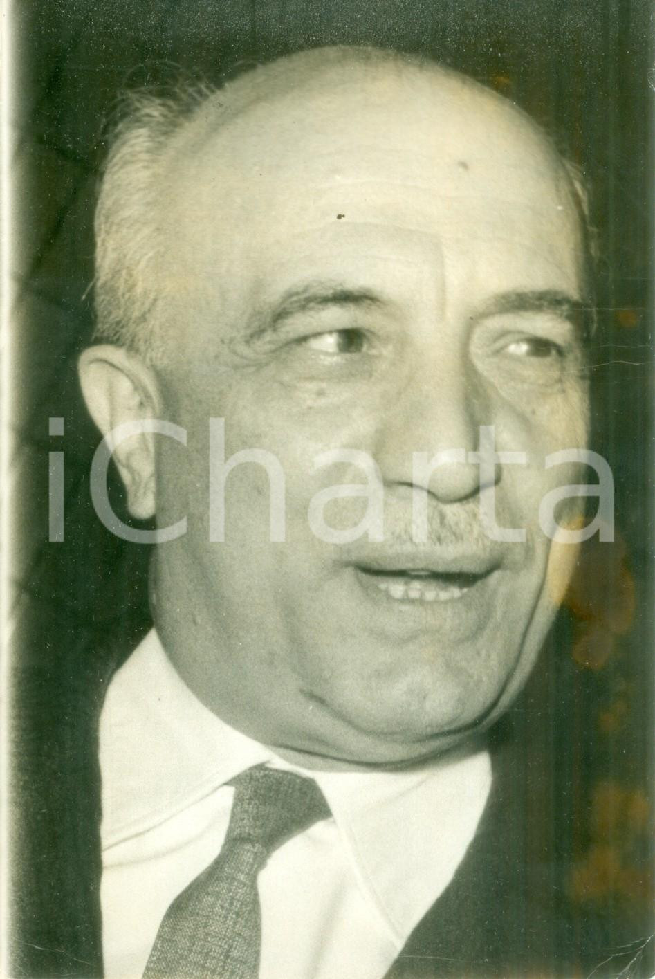 Fotografia d epoca originale 1975 ROMA Amintore FANFANI Presidente del Consiglio dimissionario Fotografia 1