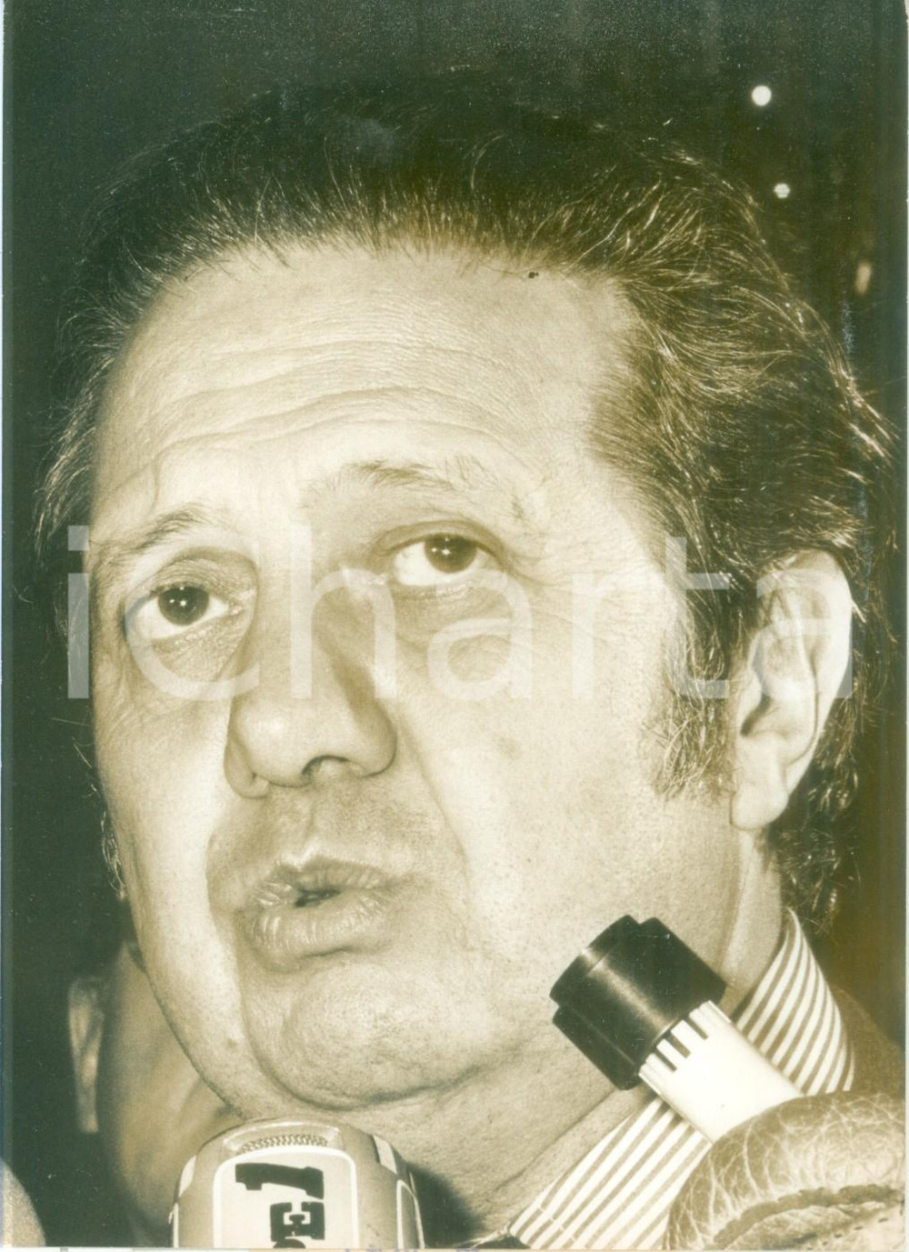 Fotografia d epoca originale 1975 PARIS Presidente portoghese Mario SOARES all ELISEO Fotografia 1