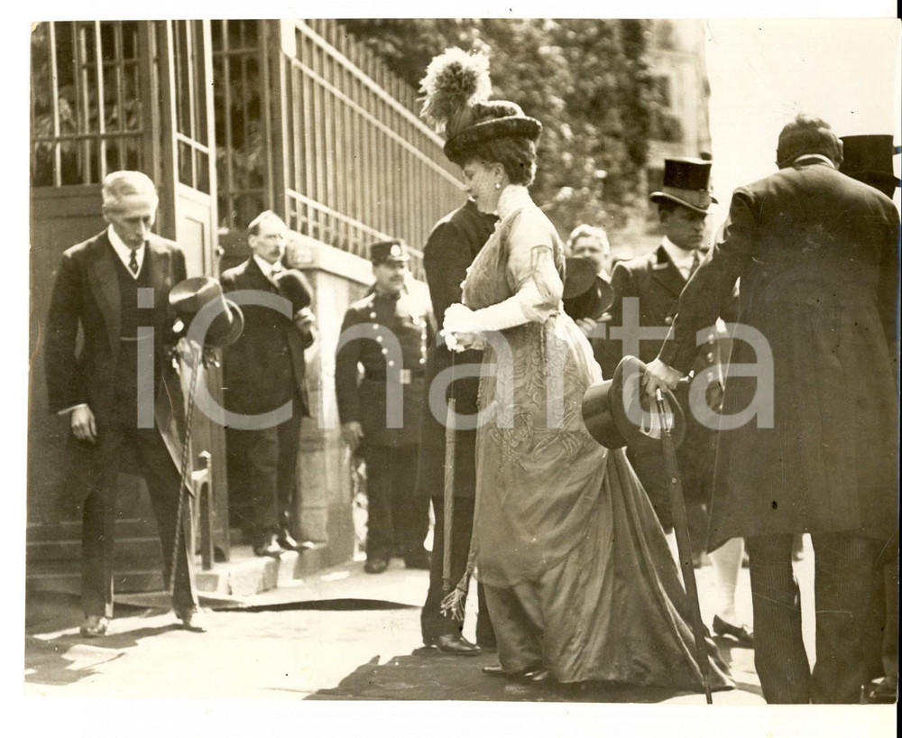 Fotografia d epoca originale 1914 LEVALLOIS MARY OF TECK all HERTFORD BRITISH HOSPITAL Foto riproduzione 1