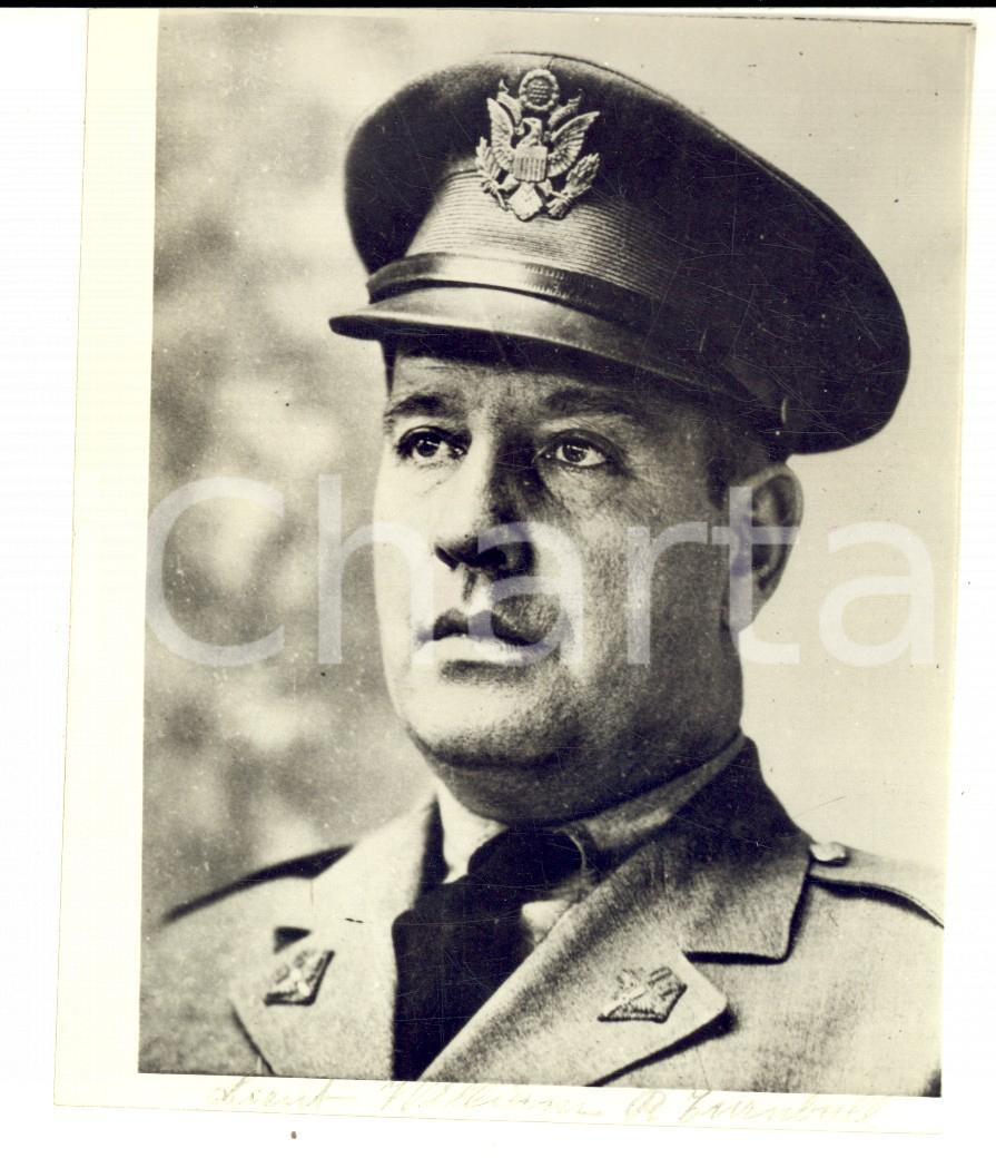 Fotografia d epoca originale 1910 ca Portrait of Lieutenant R. William TURNBULL Photo 10x11 cm 1