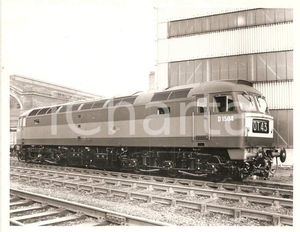 Fotografia d epoca originale 1975 ca UNITED KINGDOM Train D 1504  OT43 Fotografia 21x17 cm 1