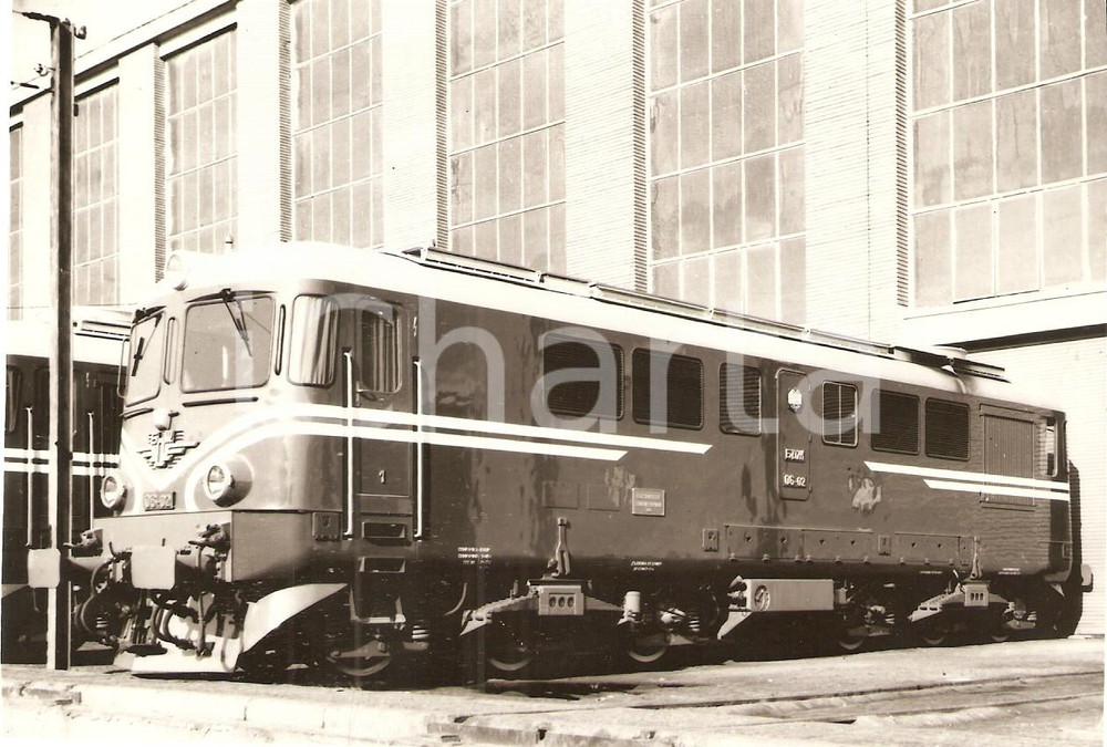 Fotografia d epoca originale 1965 ca BULGARIA  BDZ Balgarski darzavni zeleznici Locomotiva 0602 Foto 16x11 1