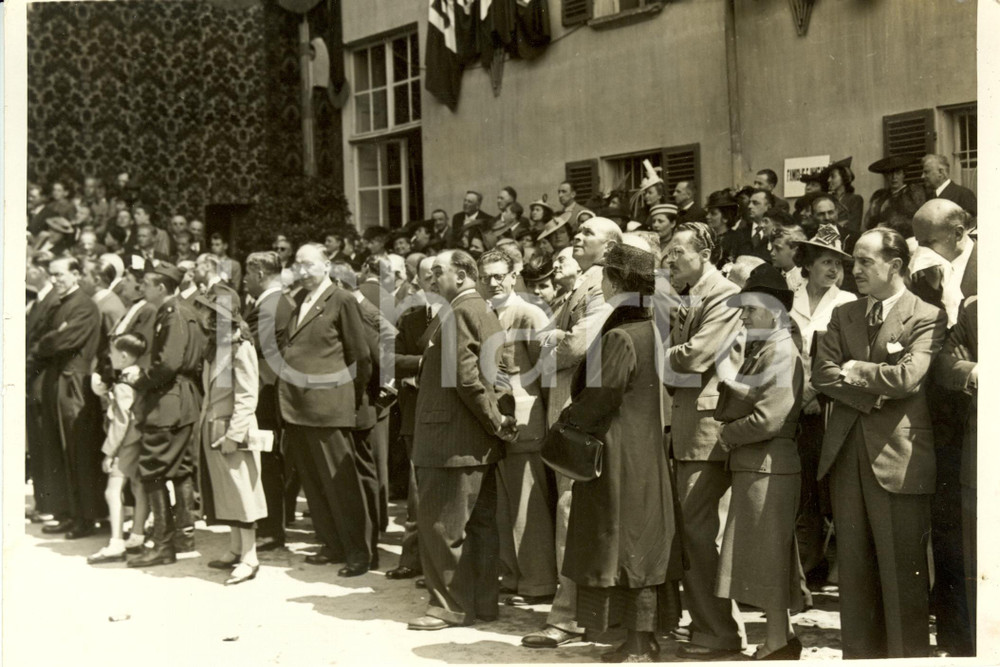 Fotografia d epoca originale 1939 MONCALIERI TO Centenario Real Collegio CARLO ALBERTO  Cerimonia Foto 1