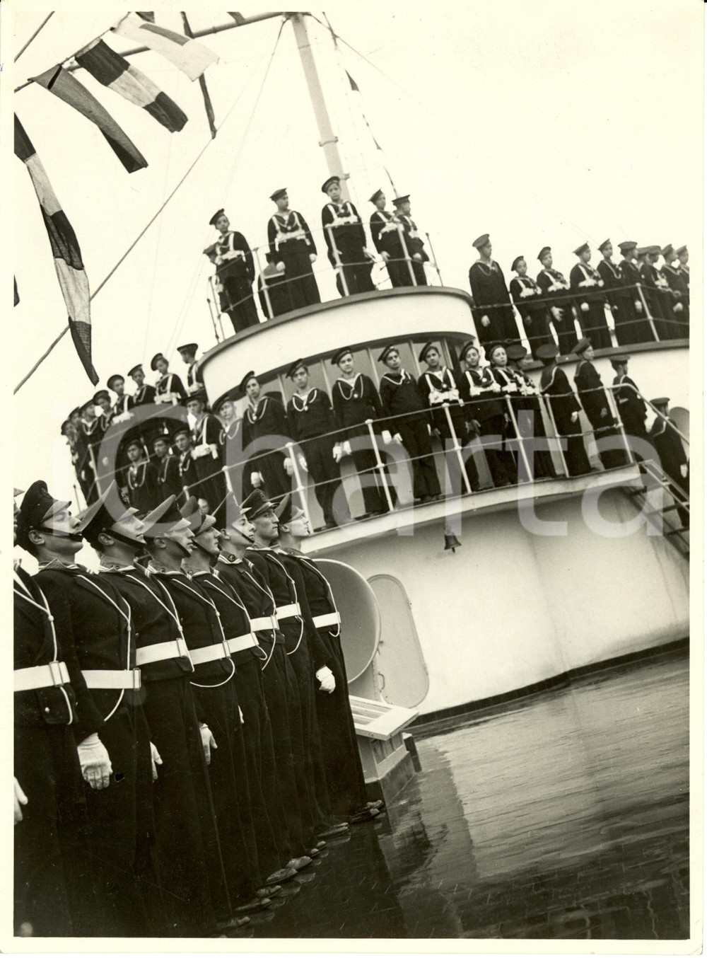 Fotografia d epoca originale 1935 TORINO Casa del MARINARETTO Giovani allievi della Marina Fotografia 1