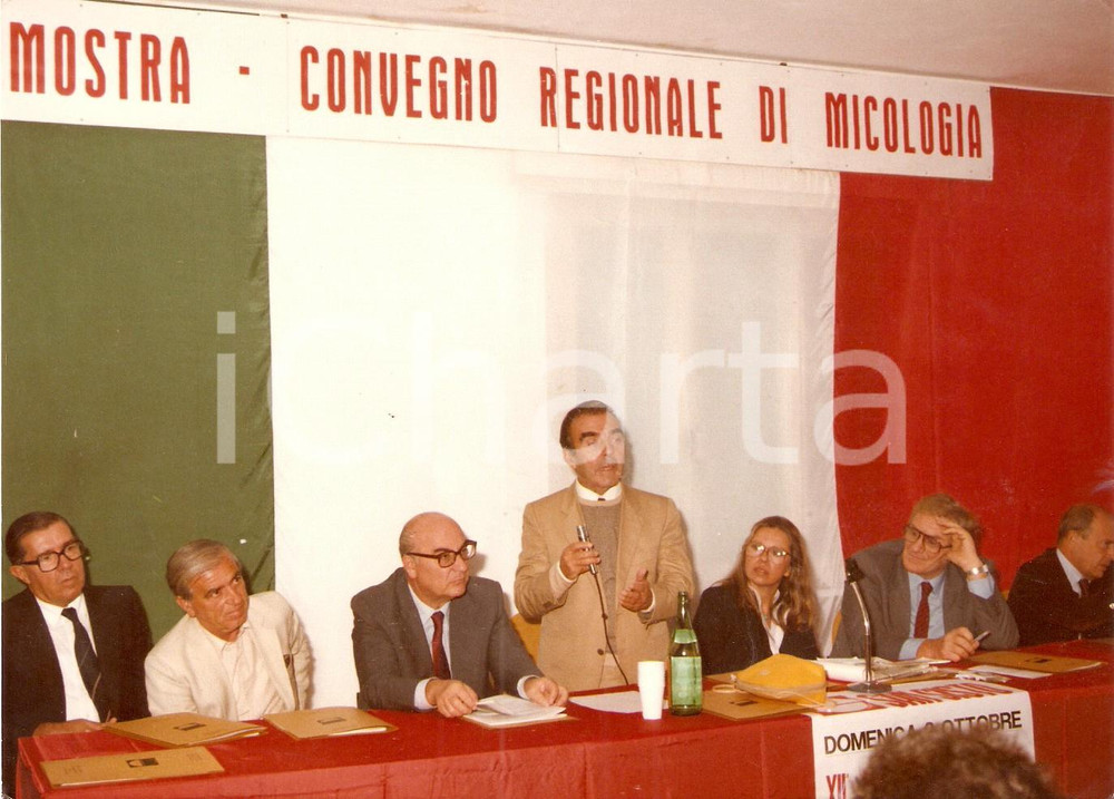 Fotografia d epoca originale 1975 ca PESARO Mostra Convegno Regionale di MICOLOGIA Foto 1