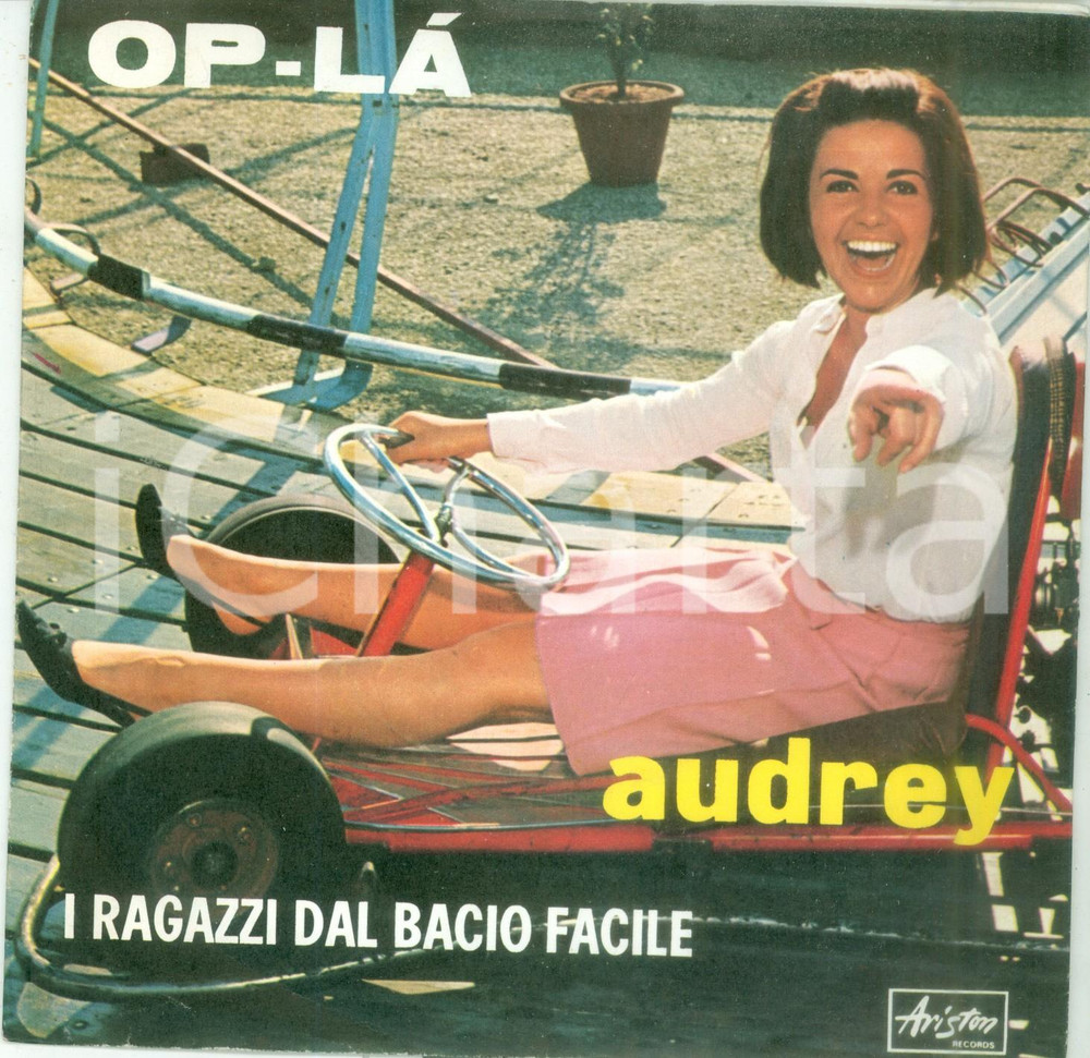 Oggetto da collezione cartaceo 1967 AUDREY I ragazzi dal bacio facile Vinile 45 giri ARISTON AR 0184 1