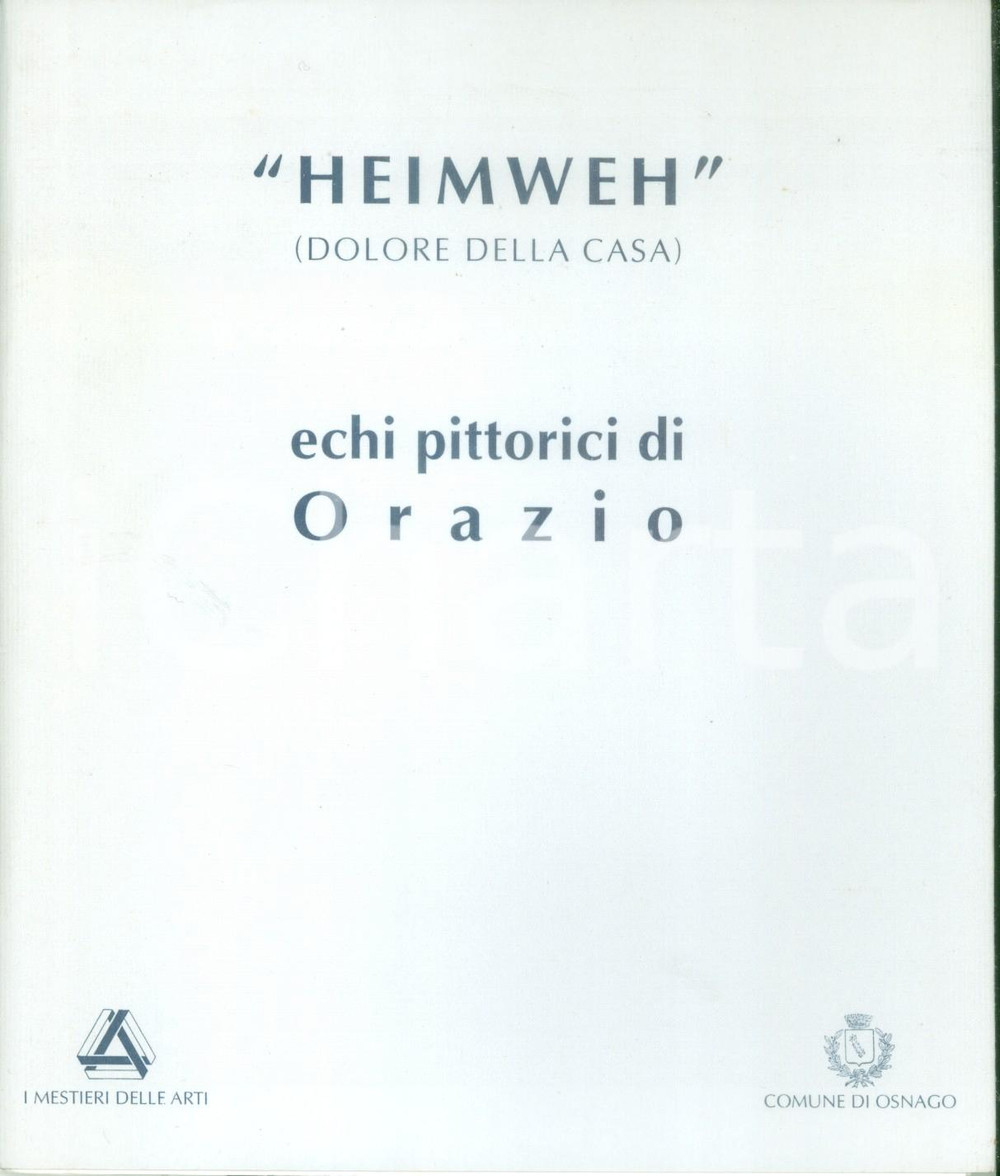 Libro, pubblicazione d epoca 1998 Gaetano ORAZIO Heimweh Dolore della casa Echi pittorici Tavole A COLORI 1