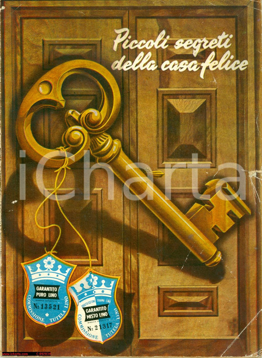 Libro, pubblicazione d epoca 1953 MILANO La casa felice Commissione tutela LINO 1