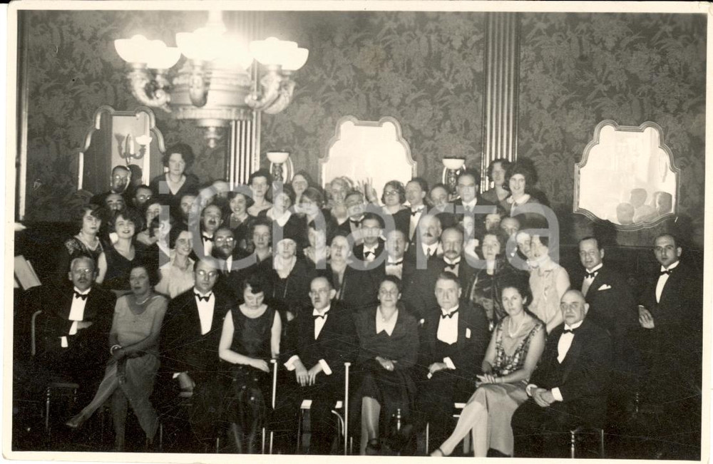 Fotografia d epoca originale 1935 WIEN Cerimonia dirigenza RAS Assicurazioni  Foto di gruppo 1