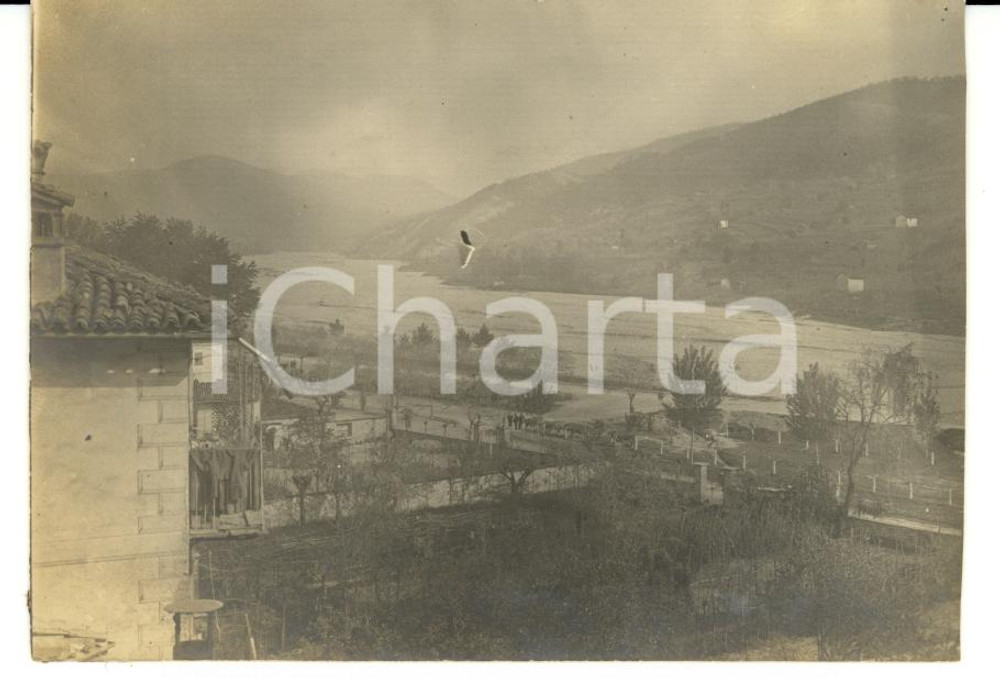 Fotografia d epoca originale 1910 VARZI PV Veduta delle colline primo Novecento Foto 1