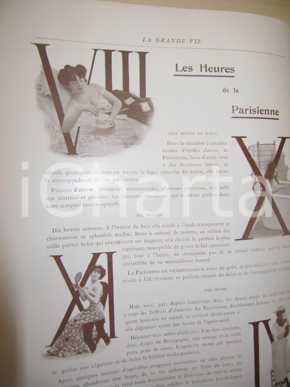 Giornale, rivista storica 1900 LA GRANDE VIE Rivista EROTICA illustrata Anno 2 nÂ° 6 RARA 1