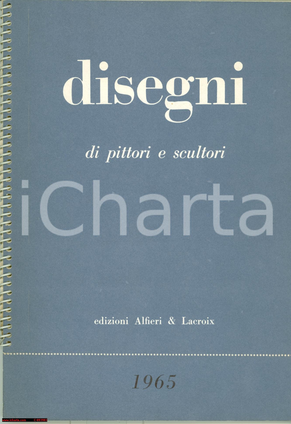 Oggetto da collezione cartaceo 1964 ALFIERI & LACROIX Calendario d artista 24 DISEGNI 1