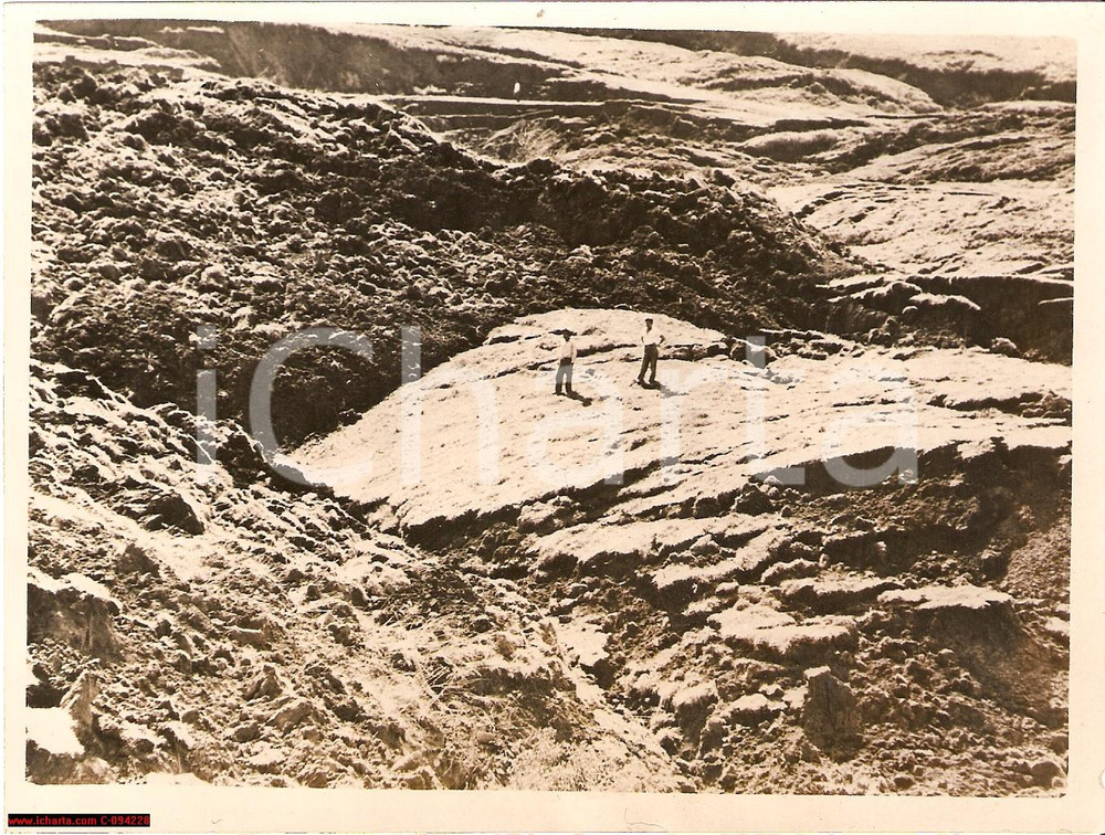 Fotografia d epoca originale 1939 CALIFORNIA USA Veduta di Monte GILROY la montagna che cammina FOTOGRAFIA 1