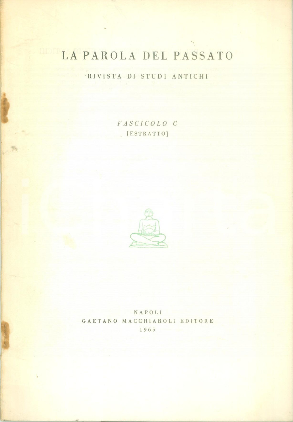 Libro, pubblicazione d epoca 1965 Marcello GIGANTE Saggio Teodoro METOCHITES su Demostene e Aristide 1