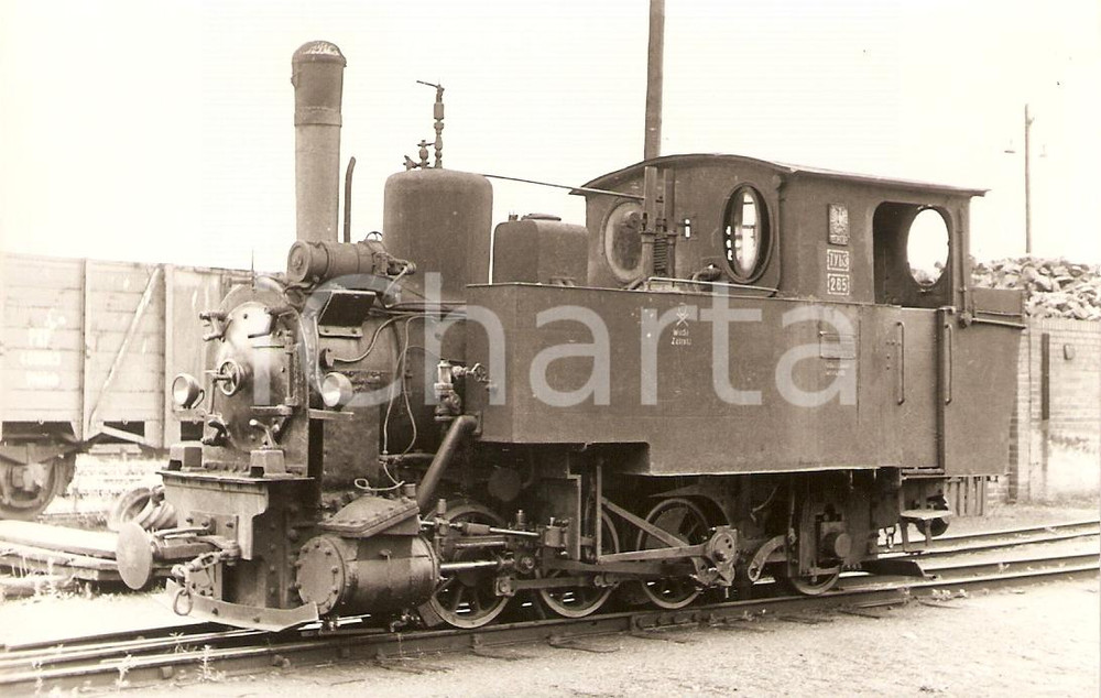 Cartolina originale da collezione 1970 ca WITASZYCE POLONIA Locomotiva PKP Tyb3265 ls GRIEBL Cartolina FP NV 1