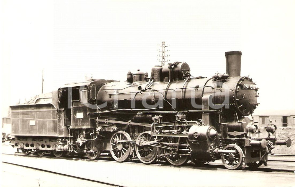 Cartolina originale da collezione 1970 ca NYIREGYHAZA UNGHERIA Treno MAV 324.1000 rw Sammlung GRIEBL Cartolina 1