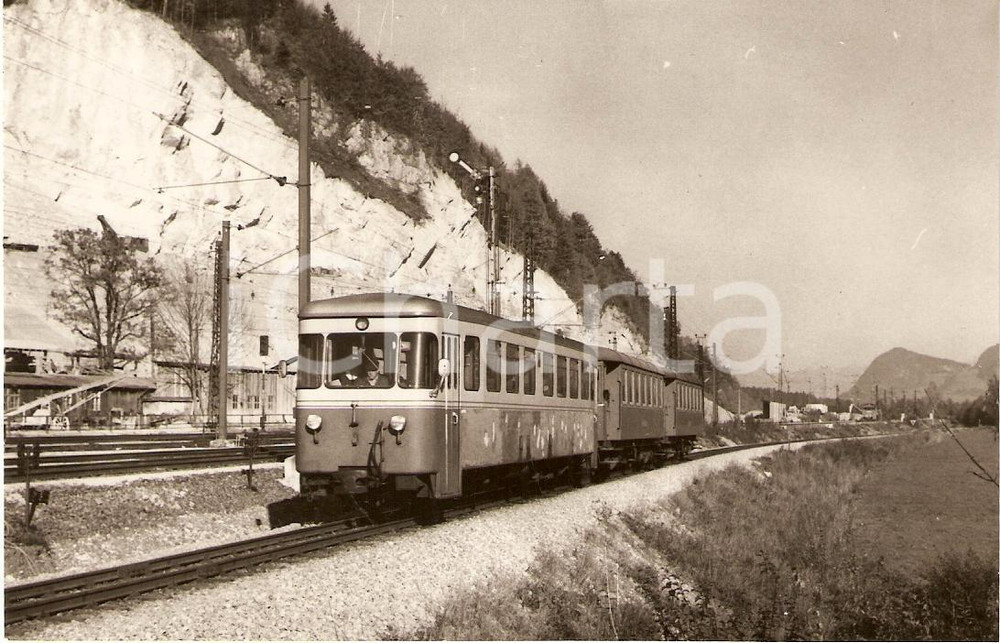 Cartolina originale da collezione 1969 JENBACH AUSTRIA Zillertalbahn ZB Locomotiva VT 2 Slezak Cartolina FP NV 1