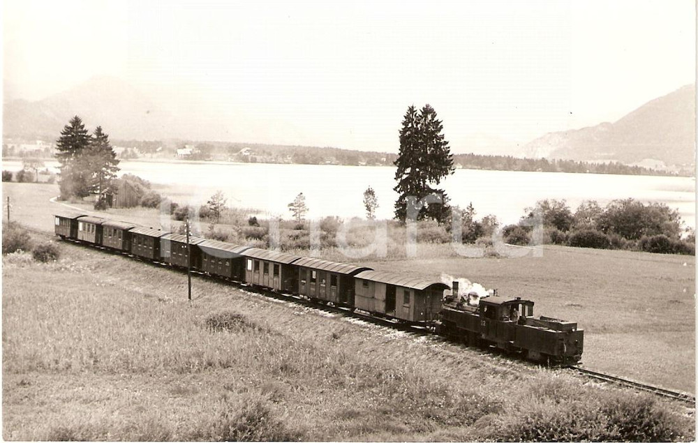 Cartolina originale da collezione 1970 ca ST. WOLFGANG AUSTRIA Salzkammergut lockalbahn SKGLB Locomotiva 22 FP 1