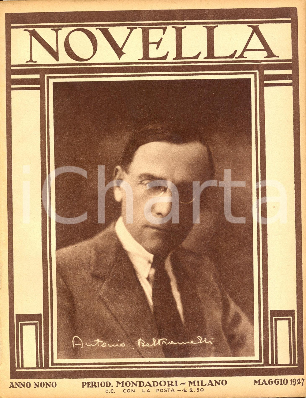 Giornale, rivista storica 1927 NOVELLA RIVISTA LETTERARIA Carola PROSPERI Una vecchia bimba Ed. MONDADORI 1