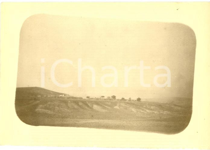 Fotografia d epoca originale 1922 YONNA TURCHIA Incendio casa del Mouhtar Foto ORIENTE 9 x 6 cm 1