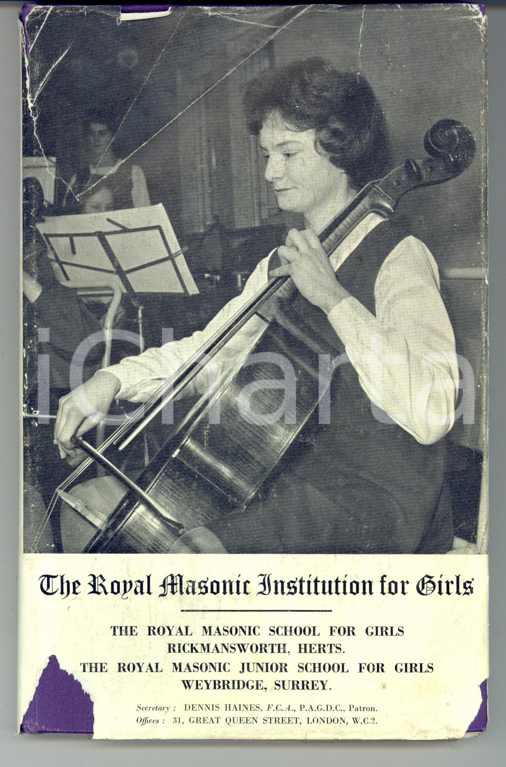 Libro, pubblicazione d epoca 1963 FREEMASONRY WEYBRIDGE The Royal MASONIC Institution for girls Year Book 1