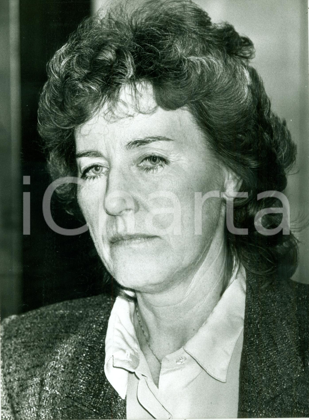 Fotografia d epoca originale 1989 BERLIN DE Christa LUFT ministro Economia DDR vicepresidente Consiglio Foto 1