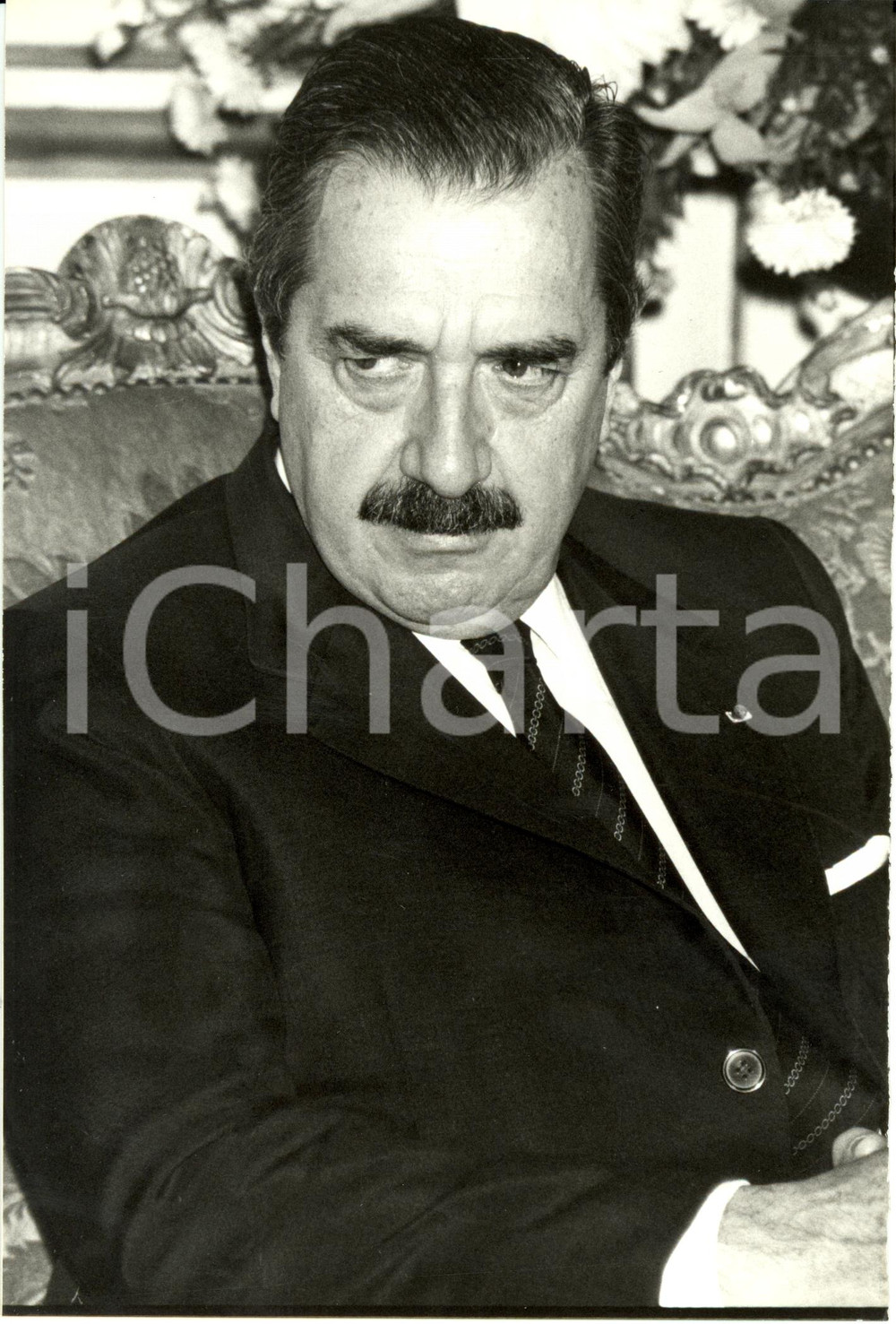 Fotografia d epoca originale 1988 ARGENTINA Raul ALFONSIN presidente e la fine della ribellione militare Foto 1