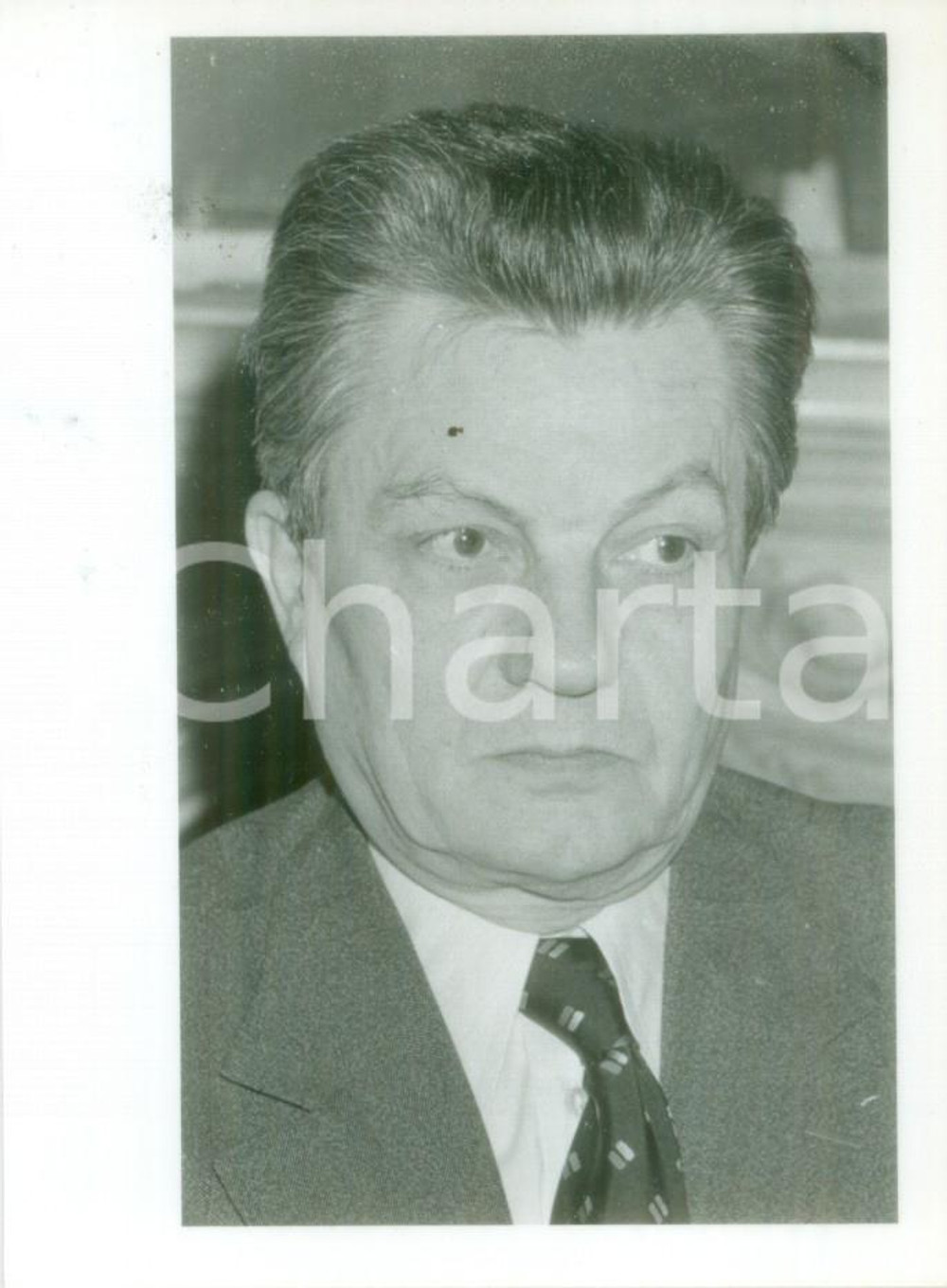 Fotografia d epoca originale 1975 ca PARIS POLITICA  Jacques CHARTRON  Ritratto Fotografia 1 1
