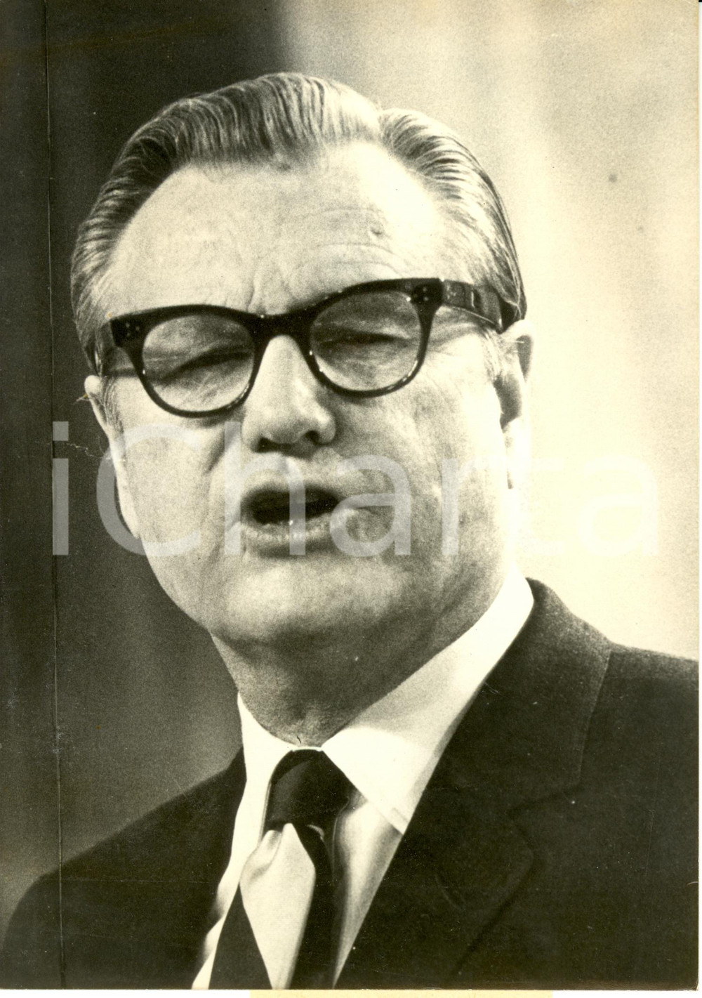 Fotografia d epoca originale 1974 USA Nelson Aldrich ROCKEFELLER designato alla carica di vicepresidente Foto 1