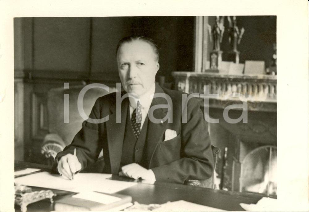 Fotografia d epoca originale 1940 ca UK? Eric Clare Edmund PHIPPS Ambasciatore BRITANNICO Fotografia 1