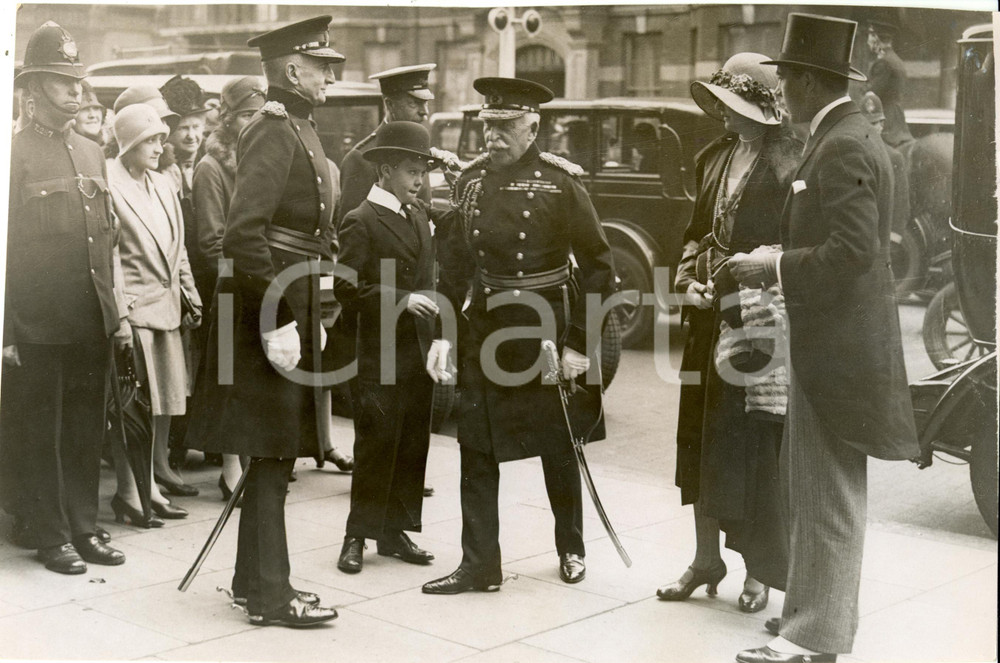 Fotografia d epoca originale 1929 LONDON UK Duke of CONNAUGHT at OLYMPIA for Royal Tournament Photograph 1