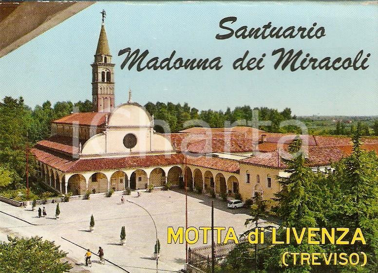 Cartolina originale da collezione 1966 MOTTA DI LIVENZA TV Santuario Madonna dei Miracoli 10 foto seriali 1 1