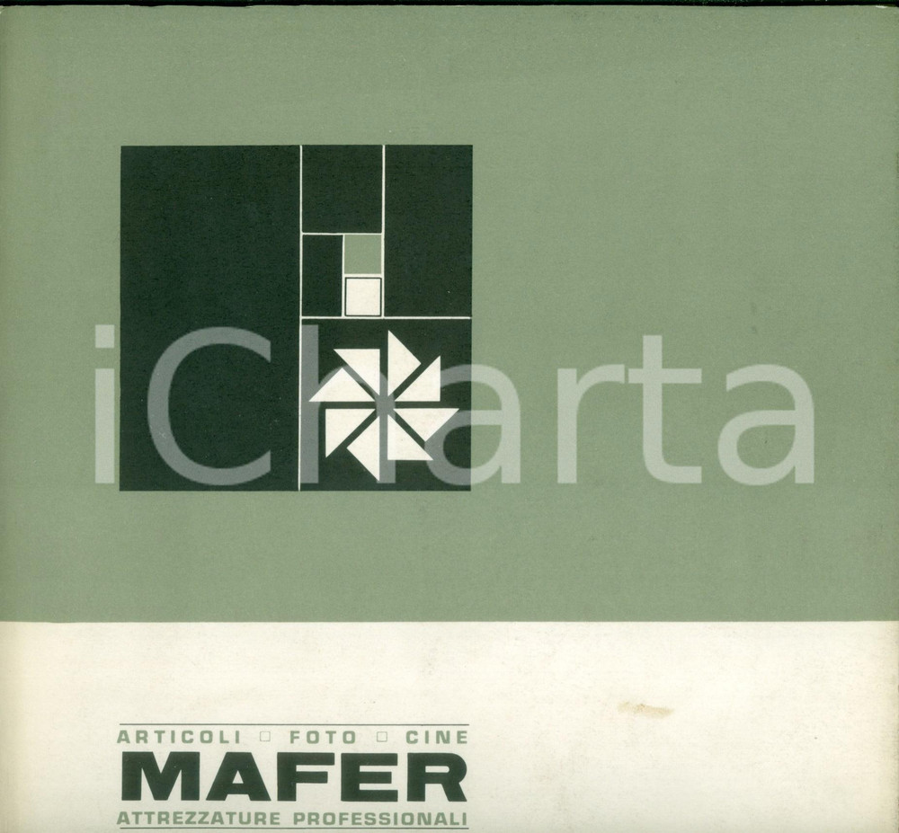 Materiale pubblicitario d’epoca 1967 MILANO Attrezzature professionali MAFER Catalogo generale 167 pagine 1