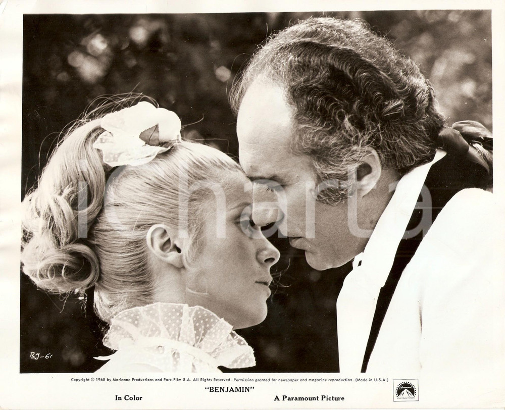 Fotografia d epoca originale 1968 BENJAMIN Catherine DENEUVE Michel PICCOLI Director Michel DEVILLE Photo 1
