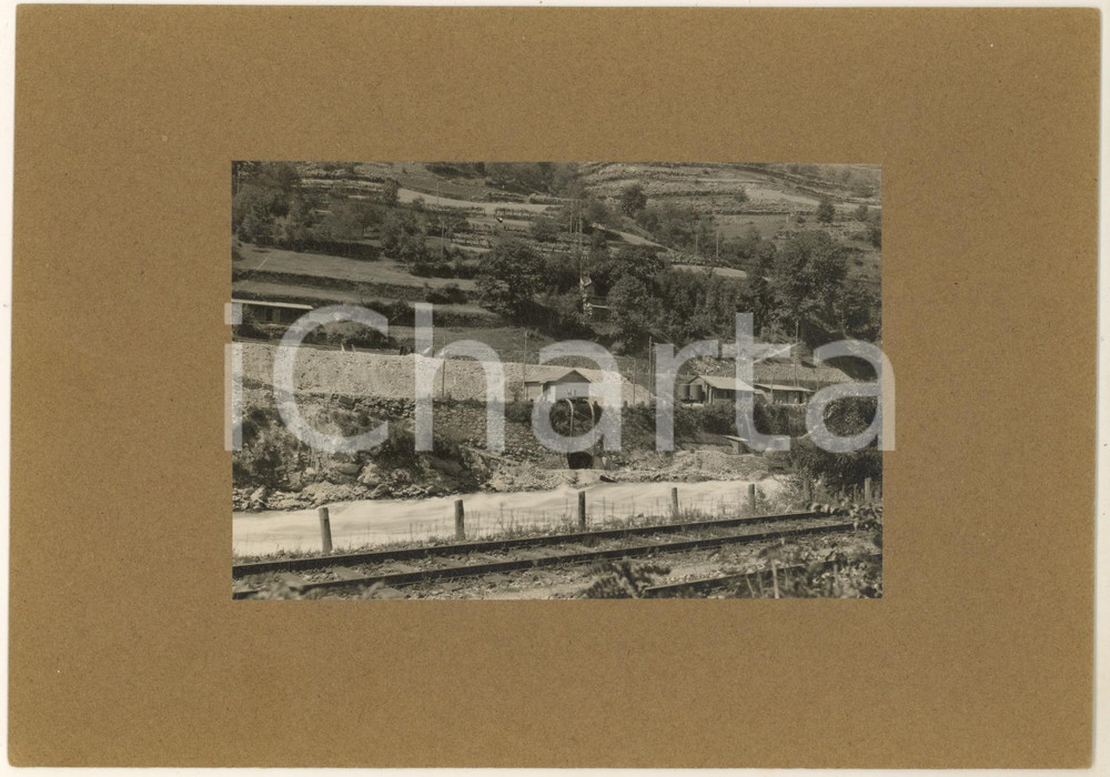 Fotografia d epoca originale 1920 ca TRENTINO Società Trentina Elettricità   Centrale in costruzione Foto 5 1