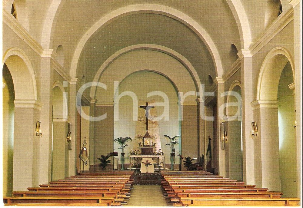 Cartolina originale da collezione 1975 SELARGIUS CA Parrocchia SANTISSIMO SALVATORE Opera DON ORIONE Cartolina 1