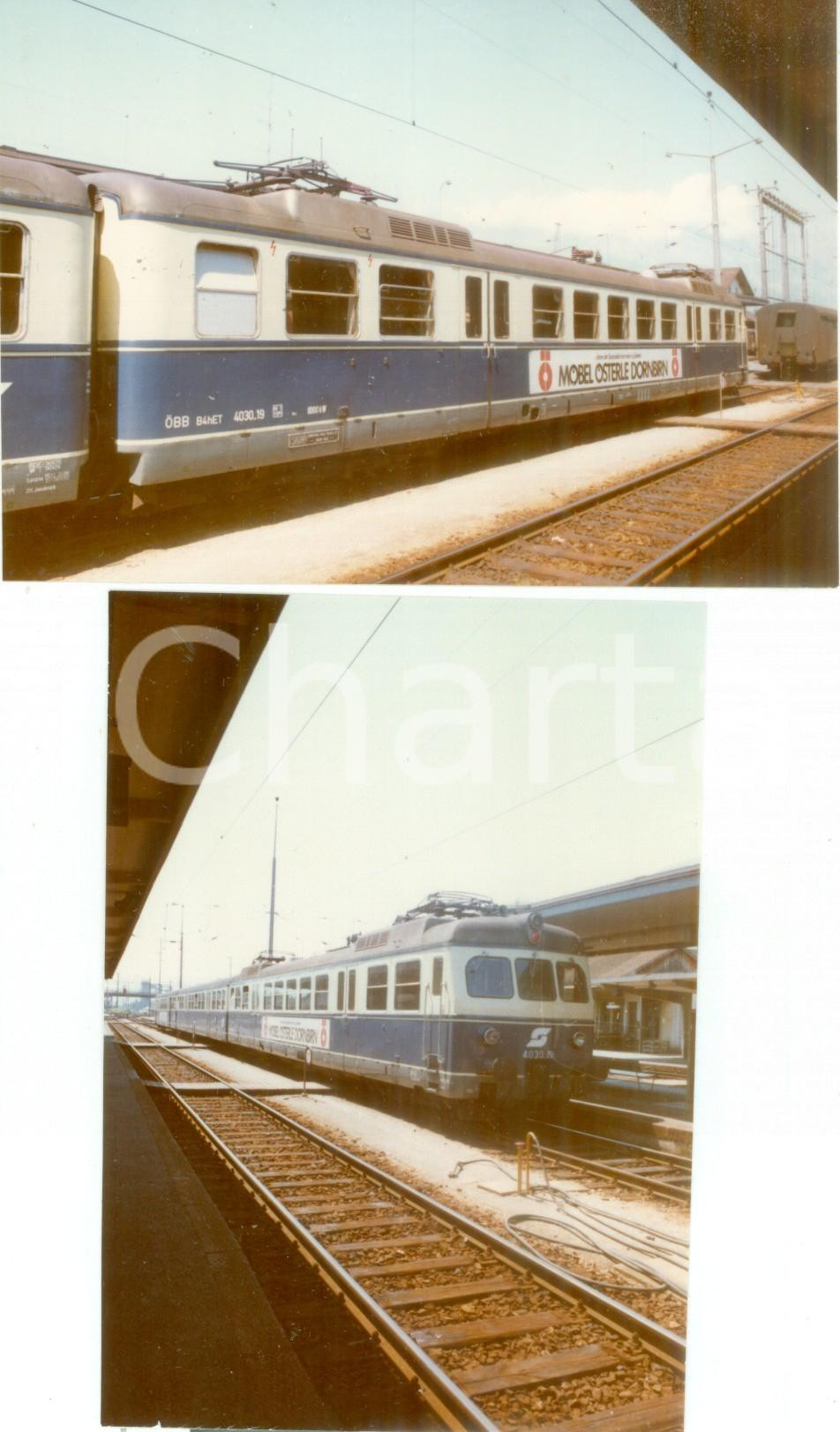 Fotografia d epoca originale 1975 ca AUSTRIA Oesterreichische Bundesbahnen Locomotiva 4030.19 Lotto 2 foto 1